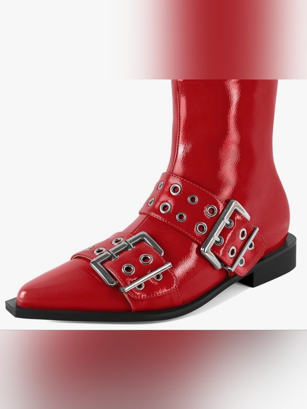 NWOT Women's Ankle Boot Chunky Low Heel 